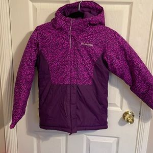 Columbia Winter Jacket Girls Size Medium.